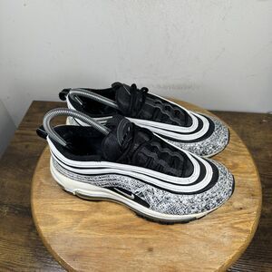 Nike Air Max 97 Shoes Womens Size 8 Snakeskin Running CT1549-001 Sneakers